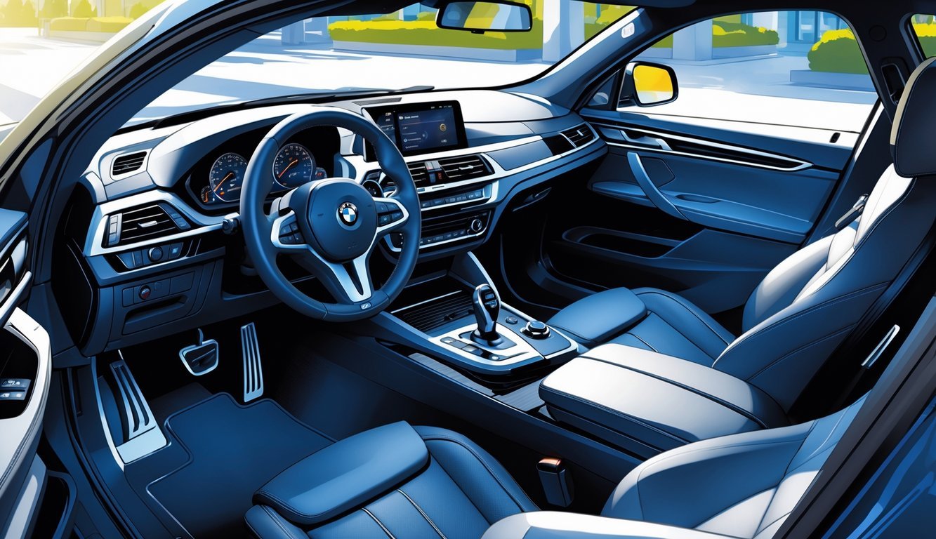 BMW X3 parkiran u modernom gradskom okruženju s prikazom udobnog i prostranog unutarnjeg prostora.