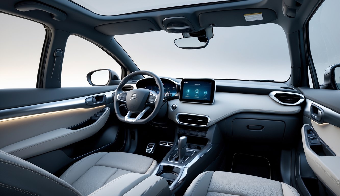 Unutrašnjost vozila Citroën C-Crosser s prikazom kvalitete izrade i modernog infotainment sustava.