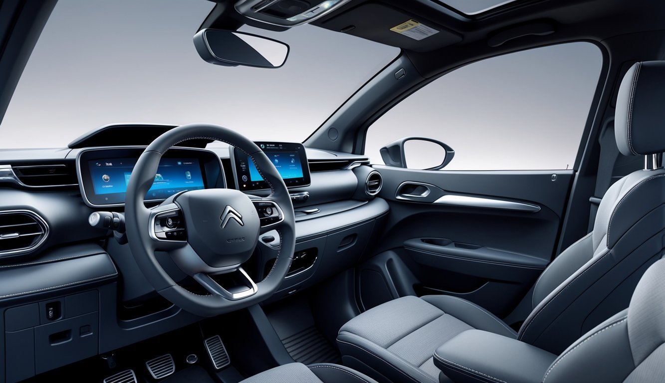 Unutrašnjost Citroën C3 Aircross automobila s naglaskom na kvalitetu izrade i infotainment sustav.