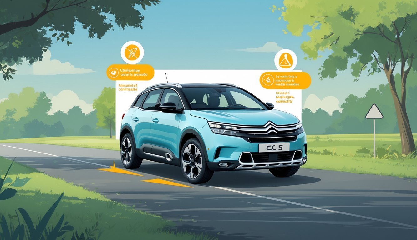 Automobil Citroën C5 prikazan u prirodnom okruženju s naglaskom na njegove prednosti i mane iz perspektive vlasnika.