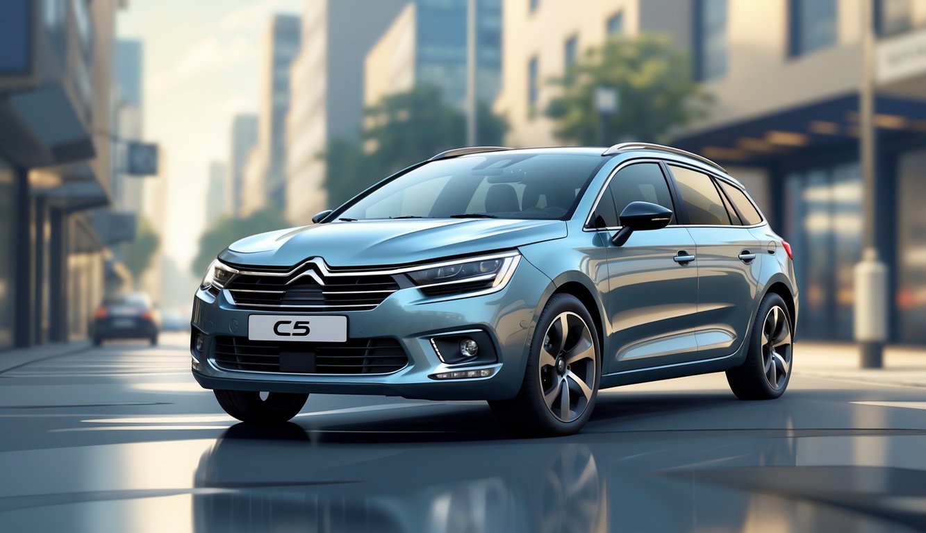Automobil Citroën C5 1.6 HDi na gradskom ulici.