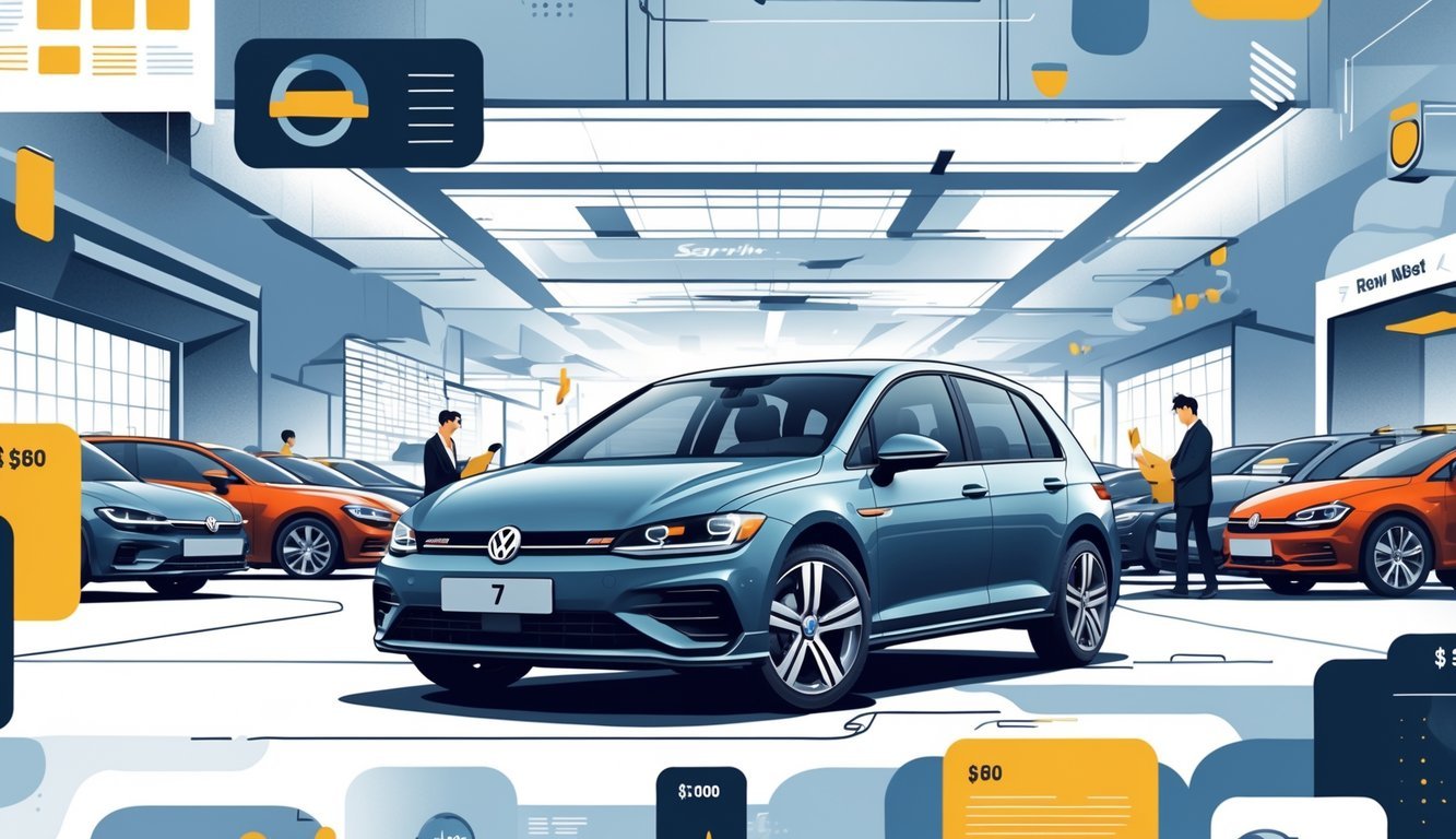 Prikaz rabljene Volkswagen Golf 7 s naglaskom na cijene, opremu i tržište rabljenih automobila.