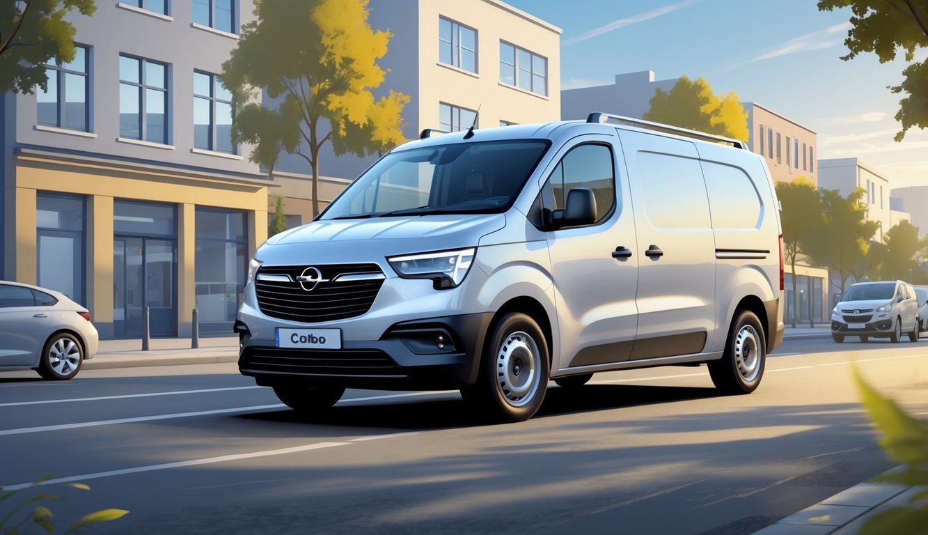 Moderno vozilo Opel Combo parkirano na gradskoj ulici tijekom dana.