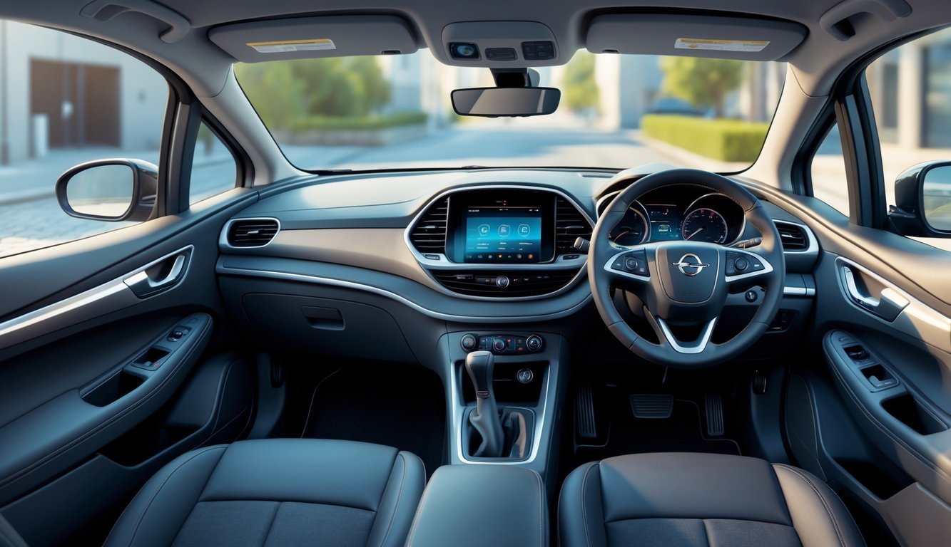 Prikaz Opel Mokka automobila s otvorenim vratima i prtljažnikom, ističući udoban i prostran unutarnji prostor te praktičnost vozila.