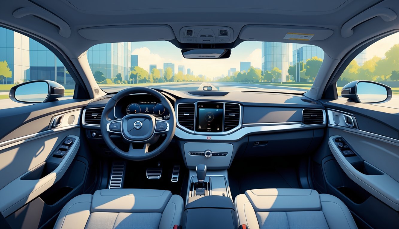 Prikaz Volvo XC60 automobila s naglaskom na udobnost i prostranost unutrašnjosti te praktičnost vozila.