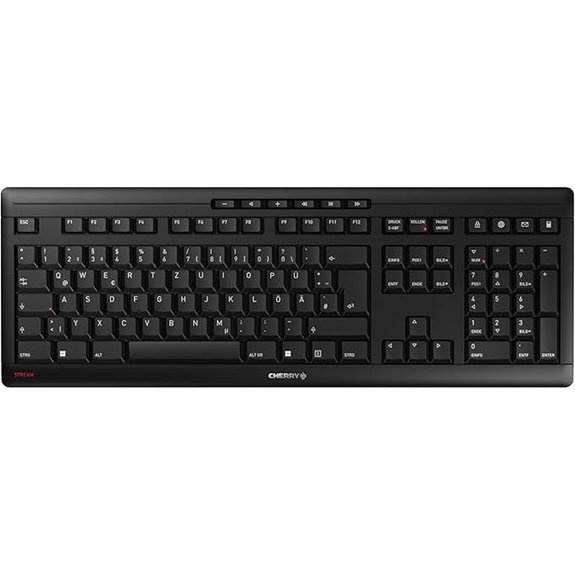 CHERRY Stream Wireless QWERTZ tipkovnica (njemački raspored)
