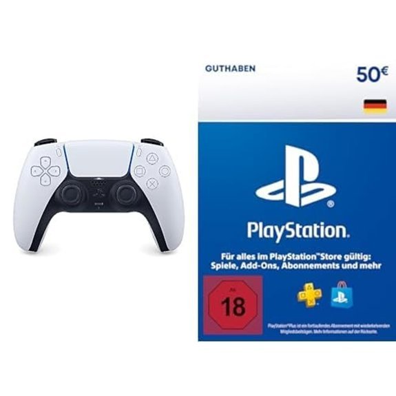 Kontroler DualSense + 50 € PSN njemački kod za dopunu računa