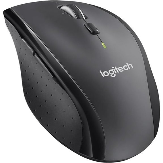 Logitech M705 Marathon bežični miš, 7 tipki, crni