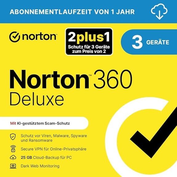 Norton 360 Deluxe 2022 (3 uređaja 1 godina)
