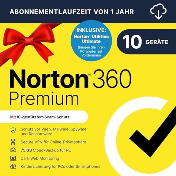 Norton 360 Premium + Utilities Ultimate (1 godina, 10 uređaja)