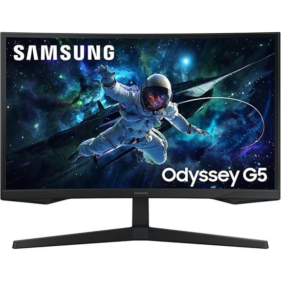 Samsung Odyssey G55C 27 1440p zakrivljeni gaming monitor