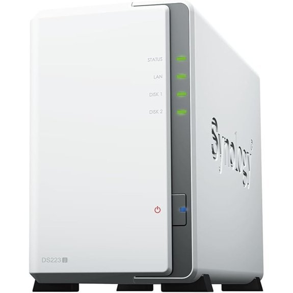 Synology DS223J 2-bay stolni NAS bijeli